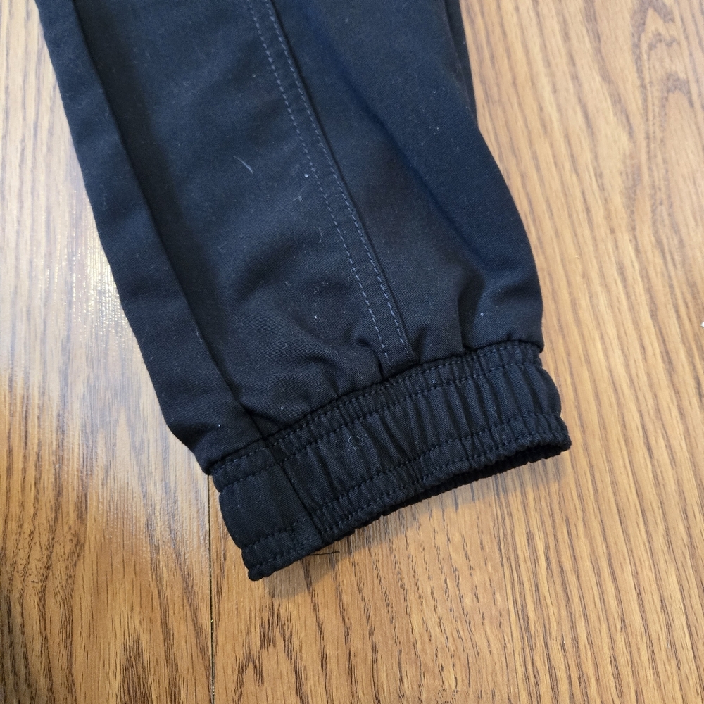 Jaanuu Black Scrub Pants Joggers Gold Zip Pockets Esthetician Nurse Scrubs XS - Picture 9 of 12